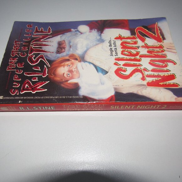 R.L. Stine Fear Street Super Chiller Silent Night 2 Vintage Paperback Horror 90s - Picture 2 of 3